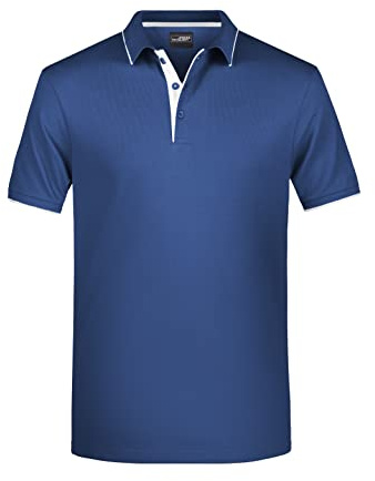 James & Nicholson Herrenpolo Multi Stripe - Klassisches Polo mit Kontraststreifen