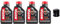 4 litri olio moto 7100 10W-50 4T 10W50 100% Sintetico + FILTRO OLIO HF 204 compatibile con scooter e moto