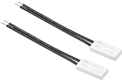 QUARKZMAN 5A 40 Gradi Bimetallo Regolabile Temperatura Riscaldamento x 2pz Termostato Forno Termostato Interruttore per Riscaldatore Elettrico