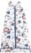 Chilsuessy Baby Ganzjahres Schlafsack, 2.5 Tog Schlafsack für Kleinkinder, Ärmellos Winter Babyschlafsack mit einstellbarer Länge, Natur Baumwolle, Zebra Löwe, 130cm/Baby Höhe 120-140cm