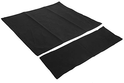 HEEPDD 1 Set Regiestuhl, Leinen, Ersatz-Streifen, Stoffbezug, Ersatz-Möbel-Zubehör für Heim-Regiestuhl, Schwarz , One Size, Casual