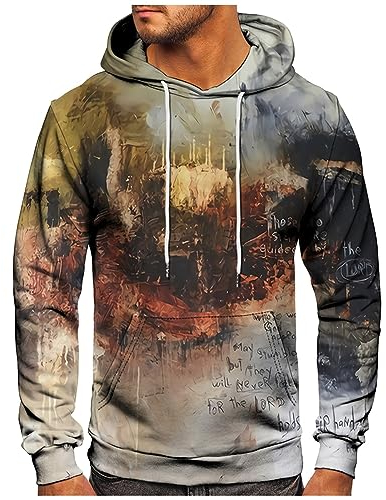T-Shirts Für Herren Sweatshirt Herren Pullover & Strickjacken Für Herren Herren Pullover Funktionsshirt Herren Funktionsshirt Herren Zipper Hoodie Cardigan Herren Geschenke Für Männer(5-Navy,5XL)