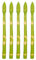 WDONAY Künstlicher Spargel, PVC, künstliches Gemüse, Modell für Zuhause, Küche, Dekoration, Party, Fotografie, Requisiten, 5 Stück
