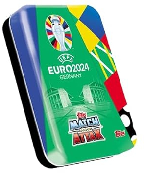 Topps UEFA Euro 2024 Germany Match Attax Trading Cards – 1x Mini Tin Grün