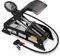 VOGORA Bike Foot Pump, Double Barrel Bicycle Pump with Schrader and Presta Valves for all Bikes, Bike Floor Tyre Pump for Car Tyres with 160PSI Precision Pressure Gauge for Road Mountain Bikes & Balls