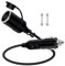 HuaLiSiJi Zigarettenanzünder Verlängerungskabel 12V 24V Zigarettenanzünder Kabel 16AWG Verlängerung Zigarettenanzünder Kabel mit LED, für Auto Boot (1 m)