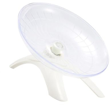 Happyyami Juguetes Ruedas Silenciosas para Hacer Ejercicio Rueda Deportiva para Hámster Platillo para Mascotas Color Aleatorio para Correr La