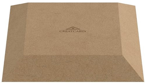 CREATCABIN Moules Poterie Carrés Moules Formage Plaques Céramique Formes Poterie Bois Outils Moulage Poterie en Argile Moule D'Affaissement Plat Céramique MDF pour D'Artisanat Bricolage 30x30cm