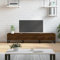 CINDERFUL TV-Schrank Braun Eichen-Optik 150x36x30 cm Holzwerkstoff,Robuster TVSchrank aus Holzoptik mit viel Stauraum für Ihr Wohnzimmer TV-Möbel, TV-Bänke