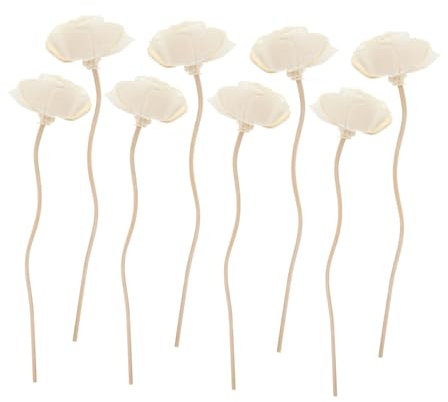 BESTOYARD 8stücke Rattan Diffusorstäbchen Duftstäbchen Aromastäbchen Für Parfümdiffusor Ätherische Ölreben Natürliche Entspannende Aromen Dekorelement Für Zuhause