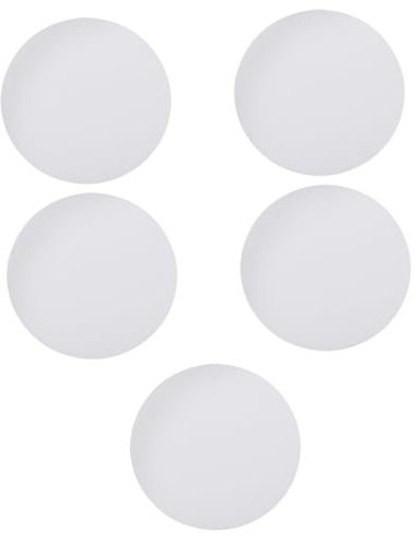 HOMSFOU 5 Stück Deckenstrahler Deckenleuchten Kronleuchter Zubehör Diffusor Lampenschirm Zum Austauschen Leichte Abdeckung Blendfreier Lampenschirm Pvc Weiß