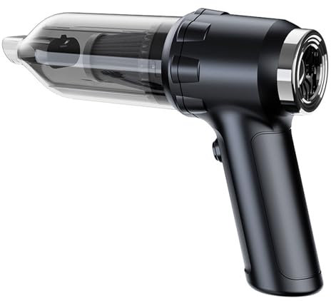 YKMYXZ, Aspirateur de Voiture Puissant 16000Pa, Moteur sans balais, aspirateur de Voiture Portable léger 4 en 1, aspirateur de Voiture USB