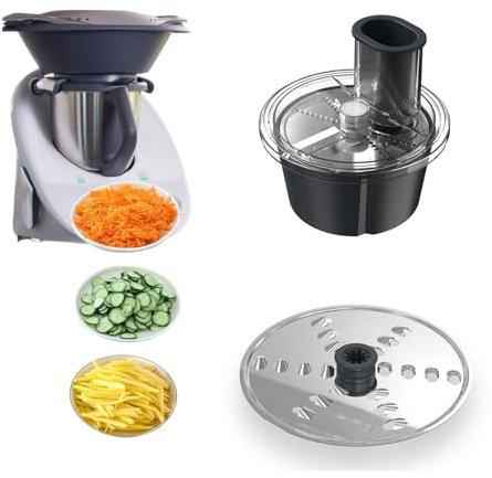 Cortador de verduras y queso para Thermo Mix TM5 y TM6, accesorios de cocina para el hogar (juego de cortadores gruesos y finos)