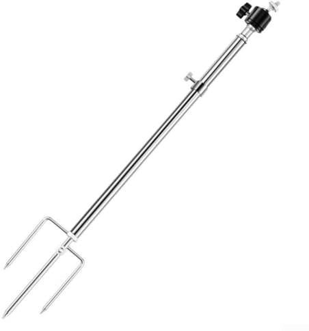 ComfyHarbor Adjustable for TRAIL Camera Stand Made Of Stainless Steel For Enhanced Stability And Wildlife Photography, Metal Camera Stand With Foldable Design, For Most for TRAIL Cameras, Silver