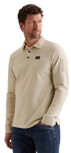 PME Legend Herren Poloshirt Long Sleeve Polo American Classic - Regular Fit