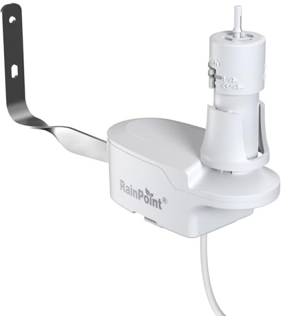 RAINPOINT Sensore pioggia per computer di irrigazione ITV156, spegnimento automatico della pioggia, per timer, irrigazione sul rubinetto, sensibilità alla pioggia regolabile, ripristino automatico