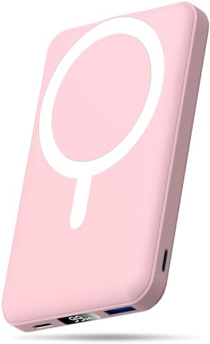 AOGUERBE Power Bank per MagSafe, 10000mAh Magnetico PowerBank per iPhone
