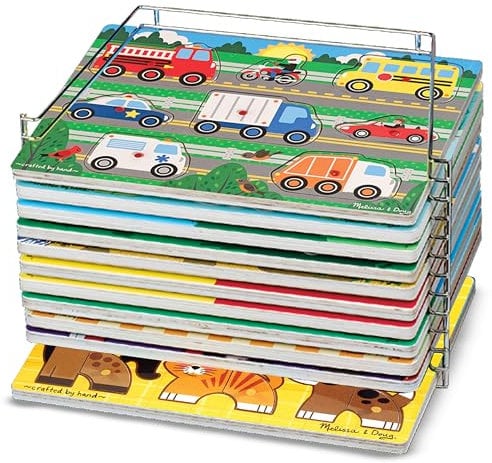 Melissa & Doug 1018 puzzle, Multi, 8.5 x 8.5 Inch
