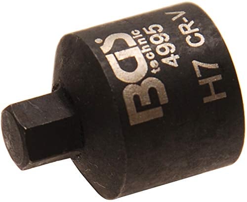 BGS 4995 | Brake Calliper Socket | internal Hexagon | extra short | 7 mm