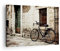Bilder auf Leinwand Straße Fahrrad Stadt Ruinen Leinwandbild 70x50cm Wandbilder Dekoration Wohnzimmer Schlafzimmer Küche Deko Klein Wanddeko Bild Wand Kunstdruck Art Wall Decor Canvas AA70x50-2667