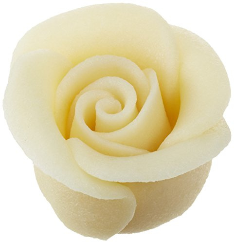 Cake Company Rose groß natur 44 mm 24 STÜCK 1er Pack (1 x 502 g)