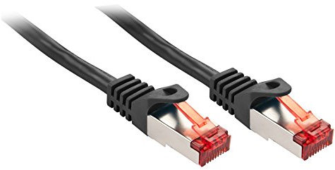 LINDY 47374 2m Cat.6 S/FTP Netzwerkkabel, schwarz