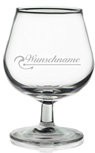 Cognac Verre 150 ml avec gravure gratuite Nom Désir