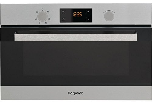 Hotpoint MD 344 IX Ha Forno Microonde Class 3, 1000 W, 31 Litri, Metallo, Acciaio Inossidabile