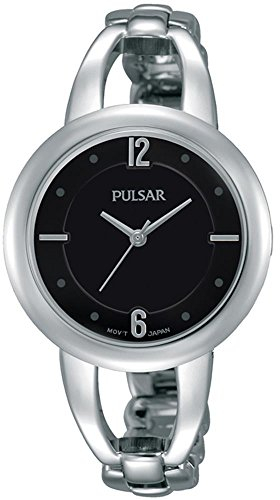 Seiko Damen Analog Quarz Uhr mit Edelstahl beschichtet Armband PH8205X1