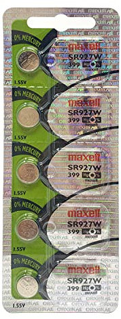 Maxell SR927W 1.55v 399 Watch Battery