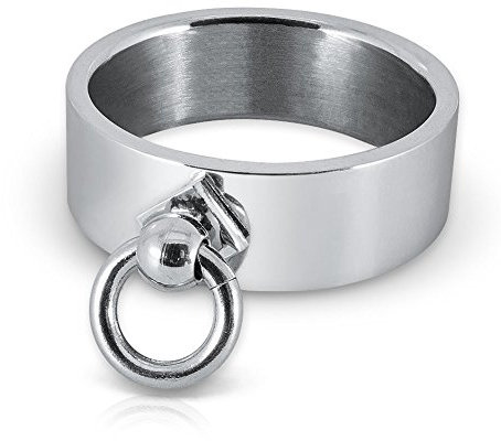 Soul-Cats Ring der O Slave-Ring Fingerring Silber Edelstahl, Durchmesser: ca 19 mm