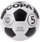 Copa Fußball Retroball Match 70er Jahre weiß-schwarz weiß-schwarz, Größe 5
