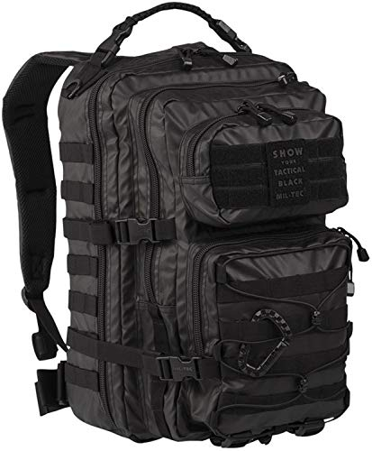 Mil-Tec US Assault Pack Backpack,L,Tactical Black