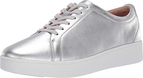 Fitflop Women's Rally Sneakers, Silver Silver 011, 6 UK