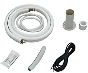 electriQ 15m Pipe Kit for 181000 & 24000 BTU Air Conditioner - 1/2 inch 1/4 inch or 6.35mm /12.7 mm