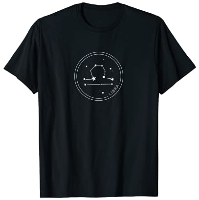 Sternzeichen Waage Sternzeichen Sternbild Astrologie Horoskop T-Shirt