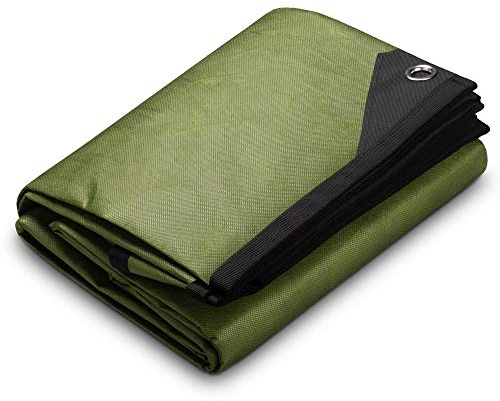 Arcturus XL Couverture de Survie très résistante - Bâche Thermique réfléchissante pour Camping - 2,6 x 3,7 m (Vert Olive)