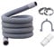 Tuyau de vidange pour machine à laver,2M Flexible d'évacuation universel,rallonge de tuyau pour lave-vaisselle,Rallonge de Tuyau de Vidange pour Tuyau,Tuyau d'évacuation d'eau