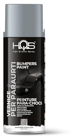HQS High Quality Spray Bombe aérosol 400 ml Para-Chocs, Gris Moyenne