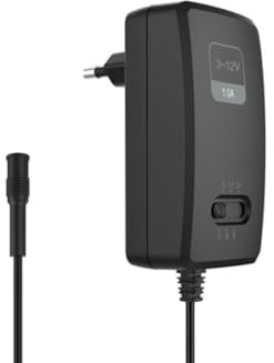 HQ-Power Universeller Schaltnetzadapter für IT-Geräte und Elektronik, einstellbare Ausgangsspannung 3-12 VDC, 1 A, 12 W, kompakt, 100-240 V AC, 50/60 Hz, 1.8 m Kabel, 6 austauschbare Stecker, schwarz