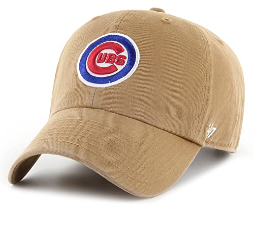 '47 Brand Strapback Cap - CLEAN UP Chicago Cubs Camel beige