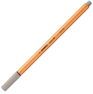 STABILO Fineliner - point 88 - Pack of 1 - Warm Grey