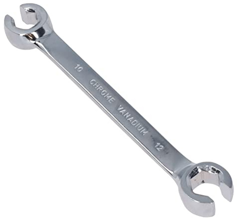 AB Tools 10mm + 12mm Metric Combination Flare Nut Brake Gas Fuel Pipe Spanner Wrench