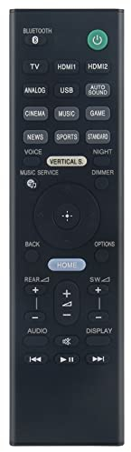 VINABTY RMT-AH400U Remote Control Compatible with Sony Soundbar SA-WZ9F SA-ZF9 HT-ZF9 HT-Z9F SA-WZF9 SA-Z9F HTZ9F SAWZF9 SAZ9F HT-Z9RF HTZ9RF HT-X9000F HT-XF9000 SA-X9000F SA-XF9000