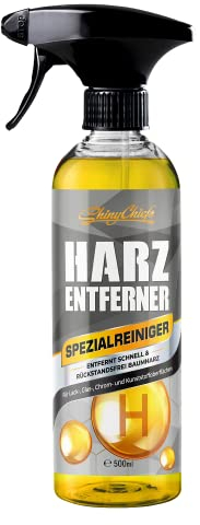 ShinyChiefs HARZENTFERNER Auto - Schnell wirkender Harzentferner für Autp - Entfernt effektiv Baumharz, Vogelkot, Teer und Wachse von Allen Oberflächen - Starkes Harz-Entferner-Auto-Spray, 500ml