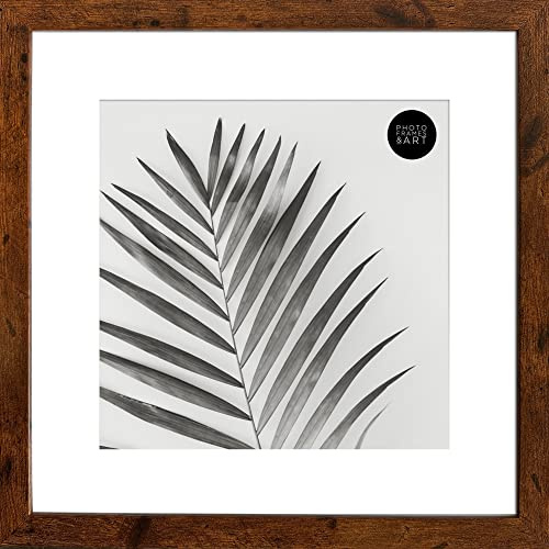 pf+a REAL GLASS Rustic Effect Square 12x12 For 8x8 Picture Photo Frame