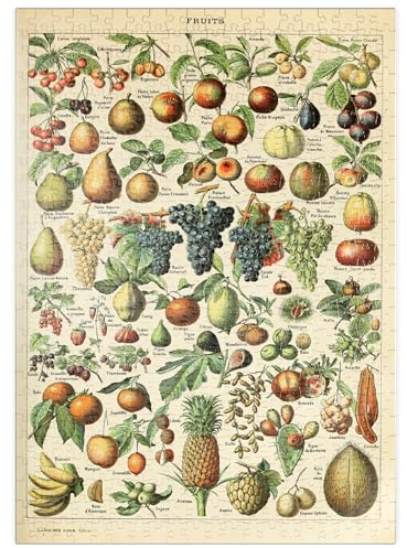 MyPuzzle Fructus - Früchte für alle, Vintage Art Poster, Adolphe Millot - Premium 500 Teile Puzzle - MyPuzzle Sonderkollektion von Havana Puzzle Company
