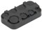 Wifehelper Euro Distributeur de Pièces Rectangle Chaîne Porte-Monnaie Voiture Trieur Organisateur Boîte en Plastique Noir Boîte de Rangement Véhicule Conteneur