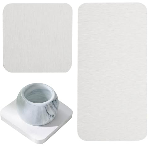 2 Pcs Water Absorbent Diatomite Coasters Water Absorbing Stone Tray Water Absorbent Diatomite Tray Diatomite Soap Dish for Home Kitchen (White)