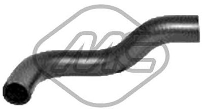 Metalcaucho 30041 Tubería de radiador arriba Eje delantero